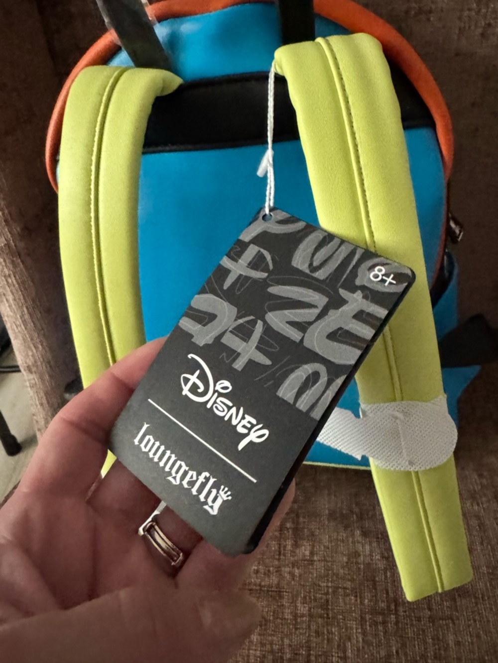 Disney Loungefly hard tag! Goofy Character Mini Backpack - Multi-Color - Picture 4 of 7